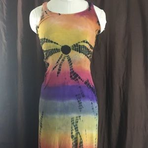 Tie dye sun dress